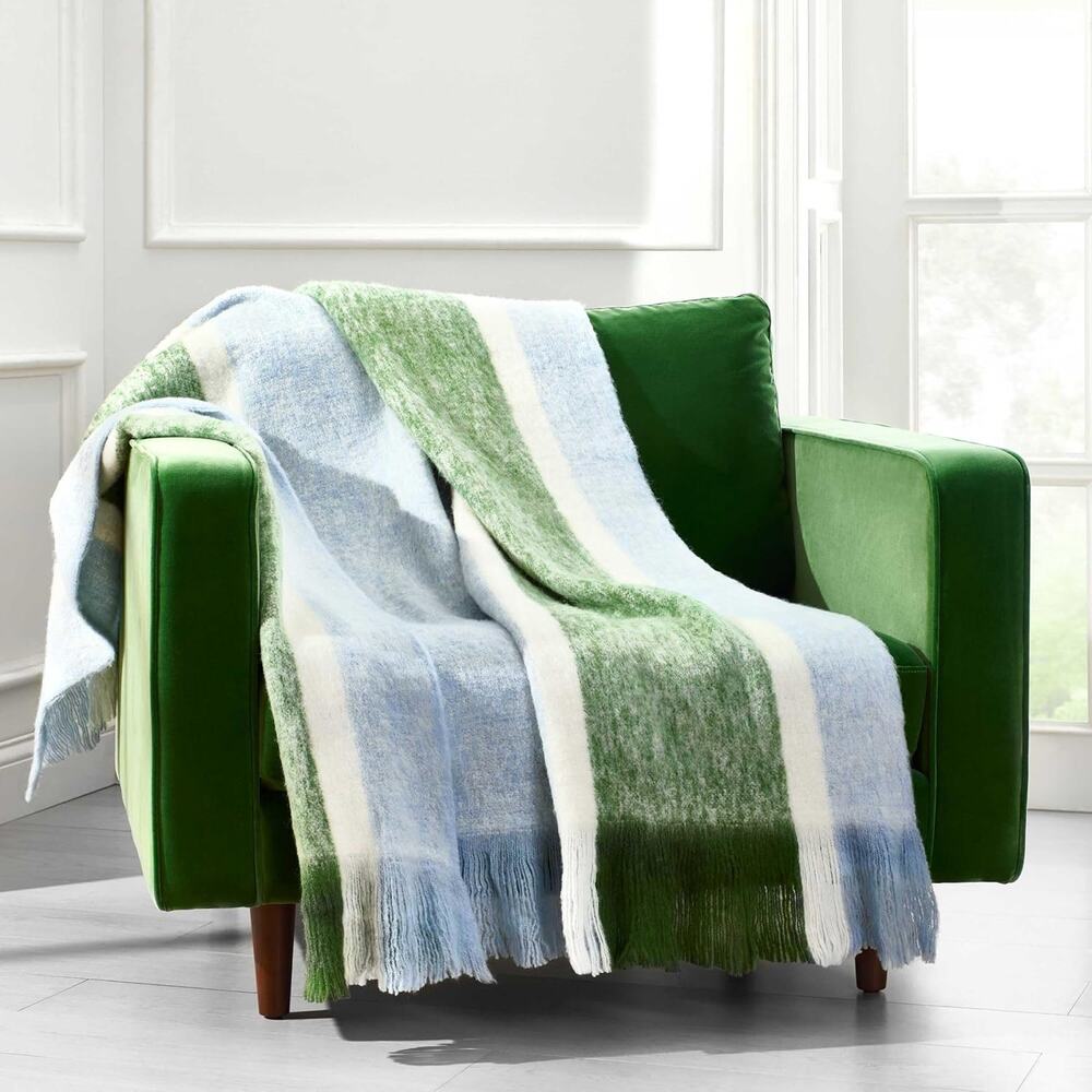 Kate Spade Kate Spade New York Colorblock Throw 50" x 70"  Decorative Throw